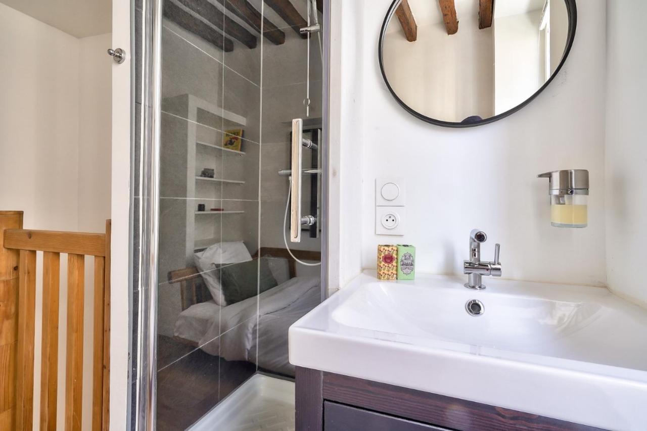 Cute And New Studio Duplex In The Heart Of Parigi Esterno foto